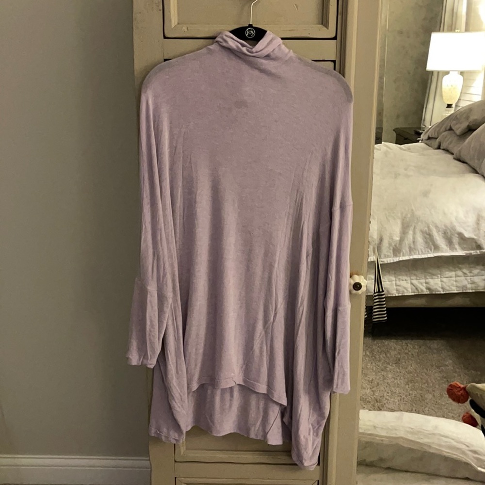 Free People Lavender Drape Top